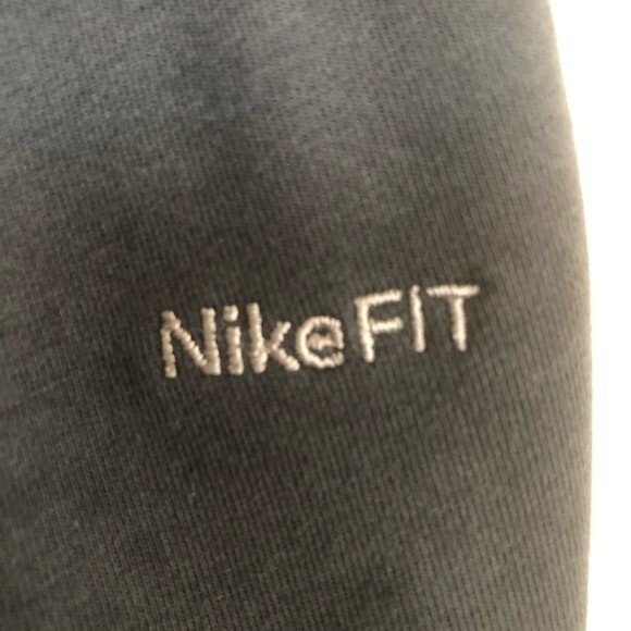 NIKE FIT DRY Gray Green White Stripe Track Pants Sweatpants Large Stretch - Picture 5 of 11